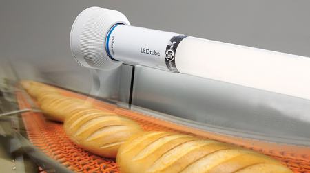 GlassGuard BlackBand LED T8 Lamps for Food Industry Applications